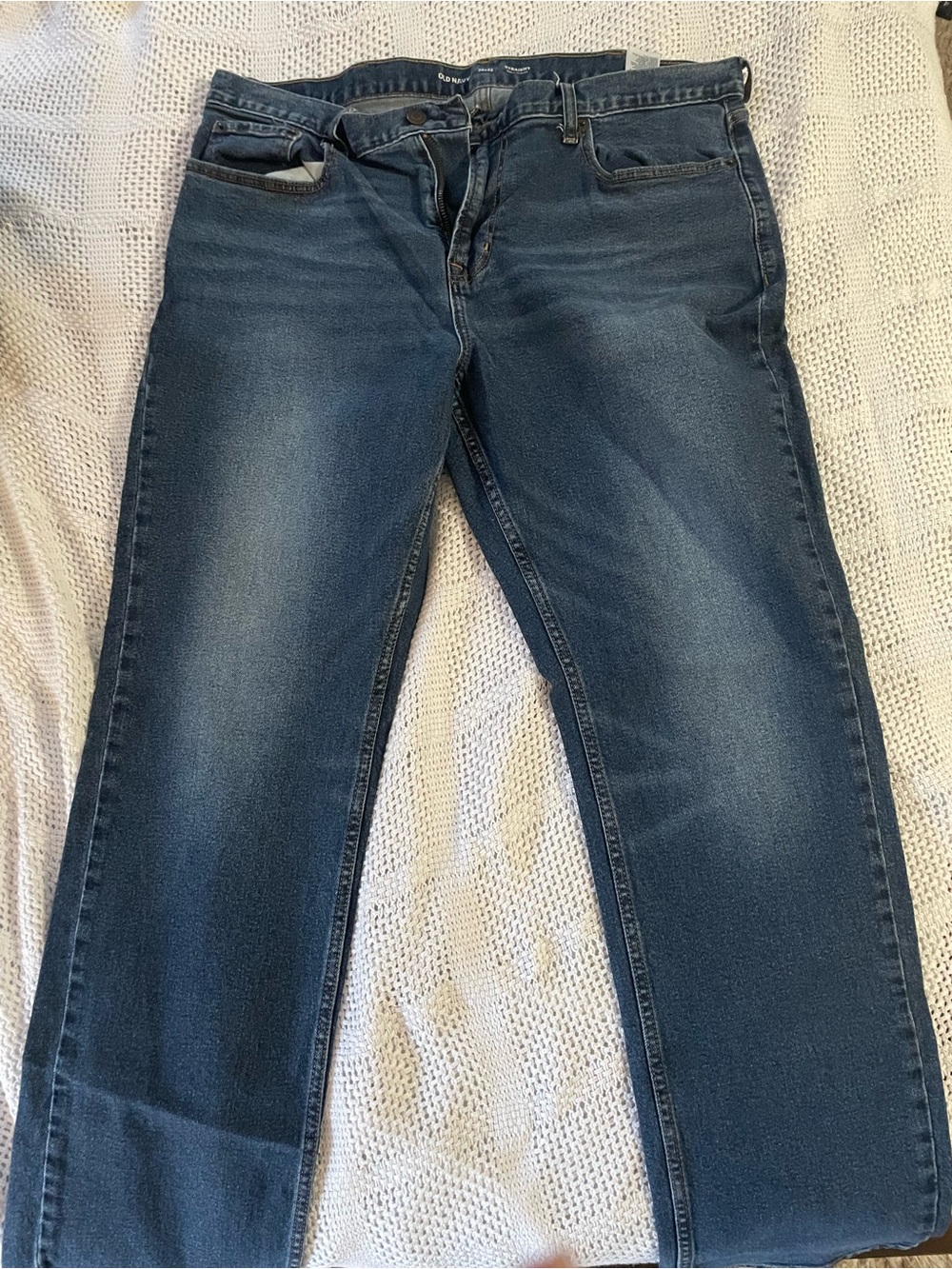 Old Navy Mens Straight Jeans 38/32